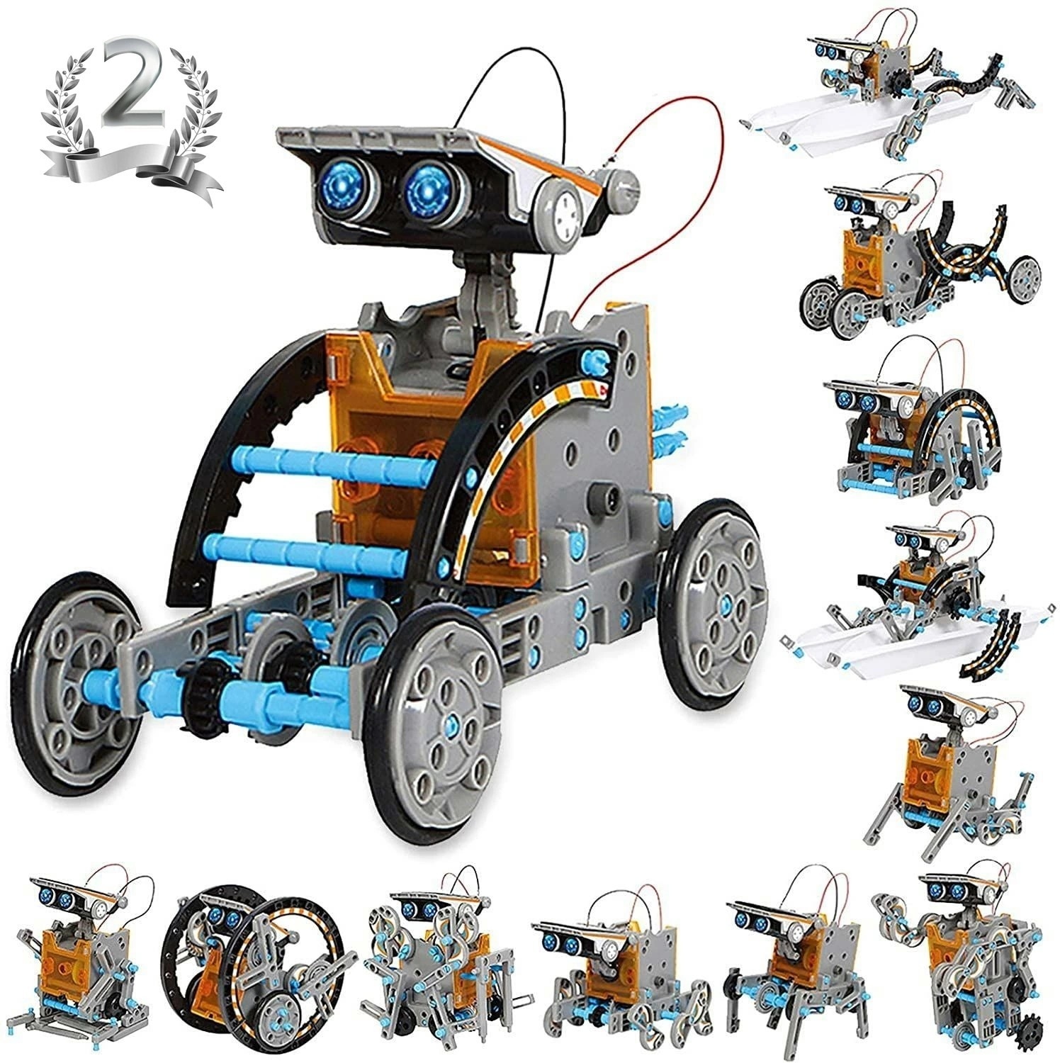 【激安開催】ロボットおもちゃ STEM教育ソーラーロボットキット キッズ 科学玩具 12種類ロボット DIY知育玩具キット 組み立て式 科学実験 8-12歳以上子供に適用 太陽光発電