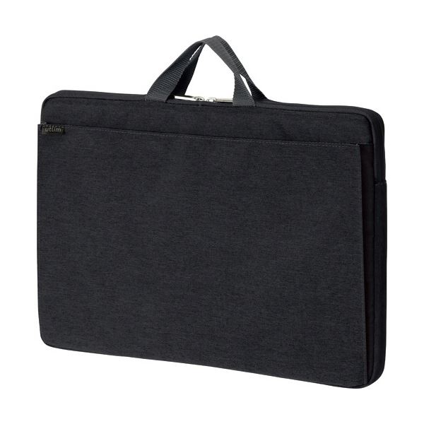 (まとめ) ソニック ユートリムノートPC軽量ケース 極厚クッション付き 15.6型対応 ブラック UT-5528-D 1個 (×3セット)