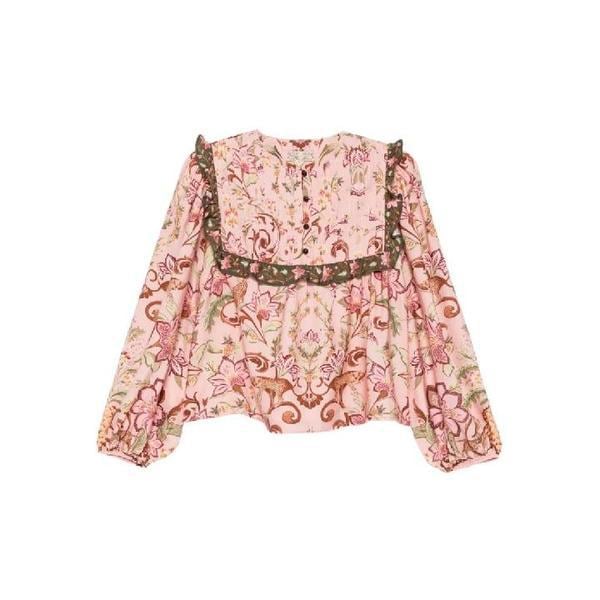 25 FW X パームリオプリントブラウス LSH1718MI11 TP446310999