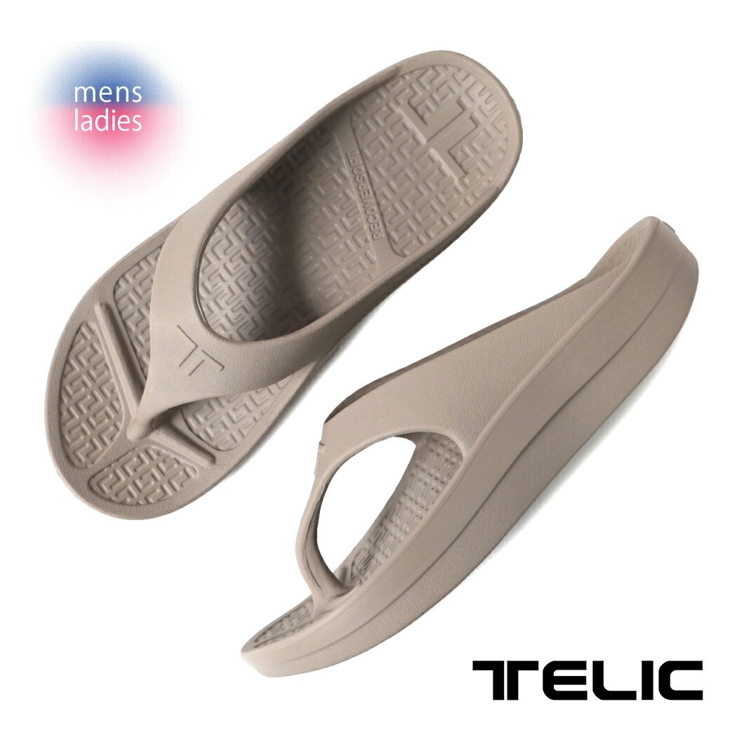 TELIC テリック フリップフロップ ウルトラソフト サンダル FLIPFLOP ULTRASOFT CorkBrown ( SANDAL スライド トング 茶 ブラウン リカバリーサンダル 国内正