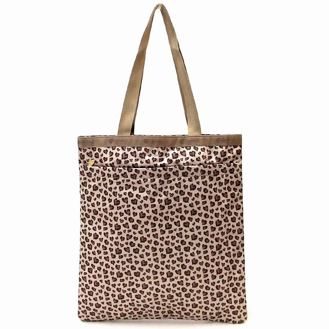LeSportsac レスポートサック バッグ アウトレット ラージ エメラルド トートバッグ A4 レオパード ヒョウ柄 1589 HC09 8,968円