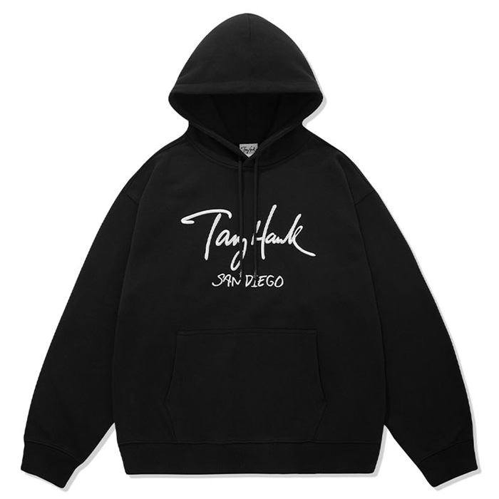 2024 S/S TONYHAWK トニー エッセンシャル フードTシャツ ブラック
