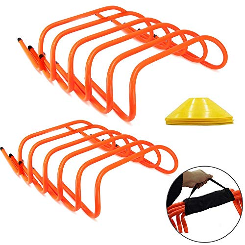 Voodans ハードル トレーニング スピード・敏捷性強化 (高さ16cm) 12個