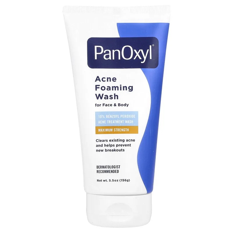PanOxylアクネフォーミングウォッシュ顔·からだ用最大強度156g（5.5oz）X2