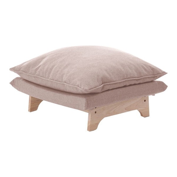 ホームテイスト SH-07-FRZO 脚付きローソファ オットマン単品 Cowser-カウザー- ダリアンベージュ メーカー直送