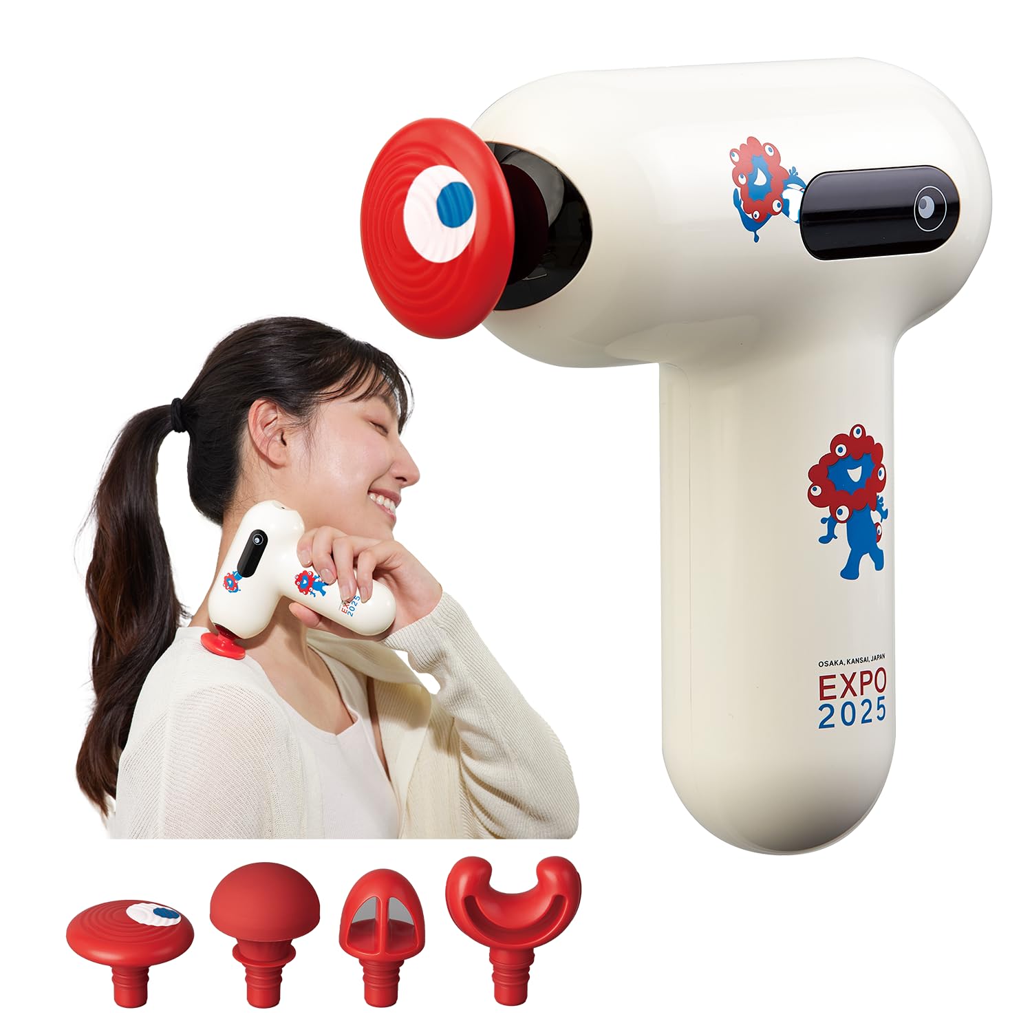 アテックス ATEX 【大阪・関西万博 限定デザイン】 EXPO2025 ミャクミャク ボディケアガン AX-HX124 軽い ボディケア 9,928円