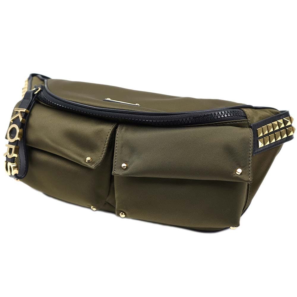 マイケルコース MICHAEL KORS アウトレット ショルダーバッグ ボディバッグ スタッズ カーキ グリーン OLIVE 30S9GOVN9C-333 30S9GOVN9C 333