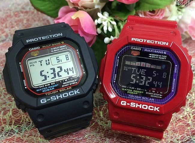 Gショック ペアウォッチ G-SHOCK BABY-G G-LIDE ソーラー電波　カシオ 2本セット デジタル アナデジ GW-M5610-1JF GWX-5600C-4JF 30,030円