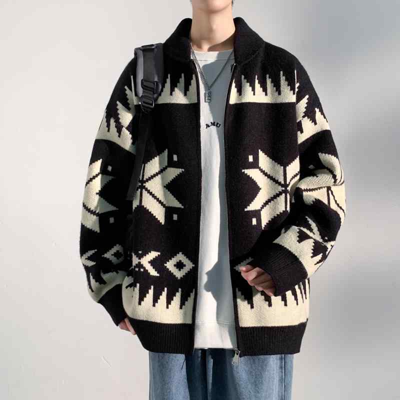 メンズ ファッション 服 男性用 オシャレ シンプル 大人 かっこいい 大きいサイズ ストリート 紳士服 ニット セーター ジャケット カーディガン セーター ジャケット