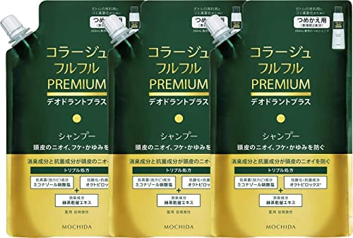 【3個セット】コラージュフルフルプレミアムシャンプー つめかえ用 340ml