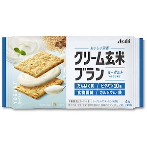 アサヒグループ食品 クリーム玄米ブラン ヨーグルト 4枚(72g)×6袋