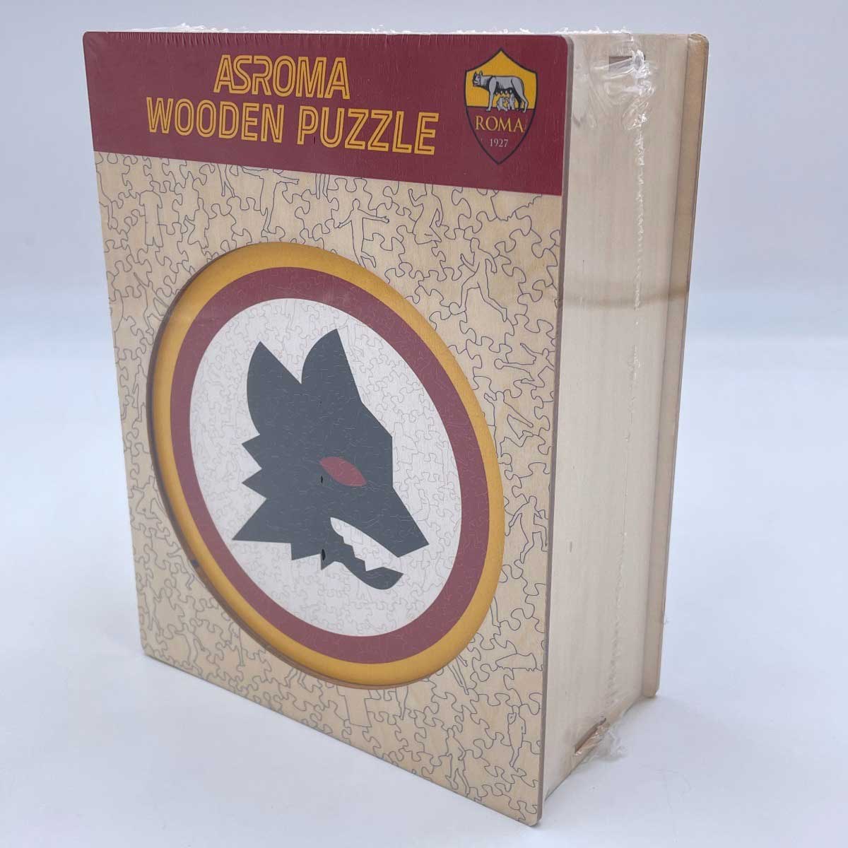 【中古・未使用品】AS Roma ASローマ ウッドパズル Lupetto Logo Wooden Puzzle Size M 270 pieces サッカー セリエA