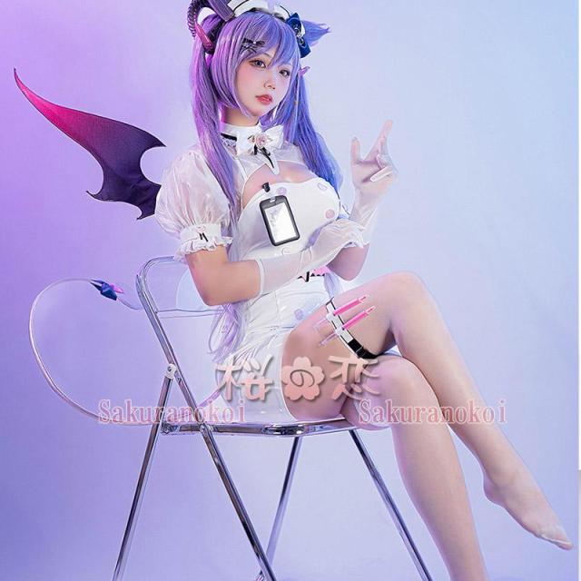原神 げんしん genshin 刻晴 コクセイ ナース コスプレ 衣装 cosplay イベント パーティー コスチューム 変装 仮装 uw1709