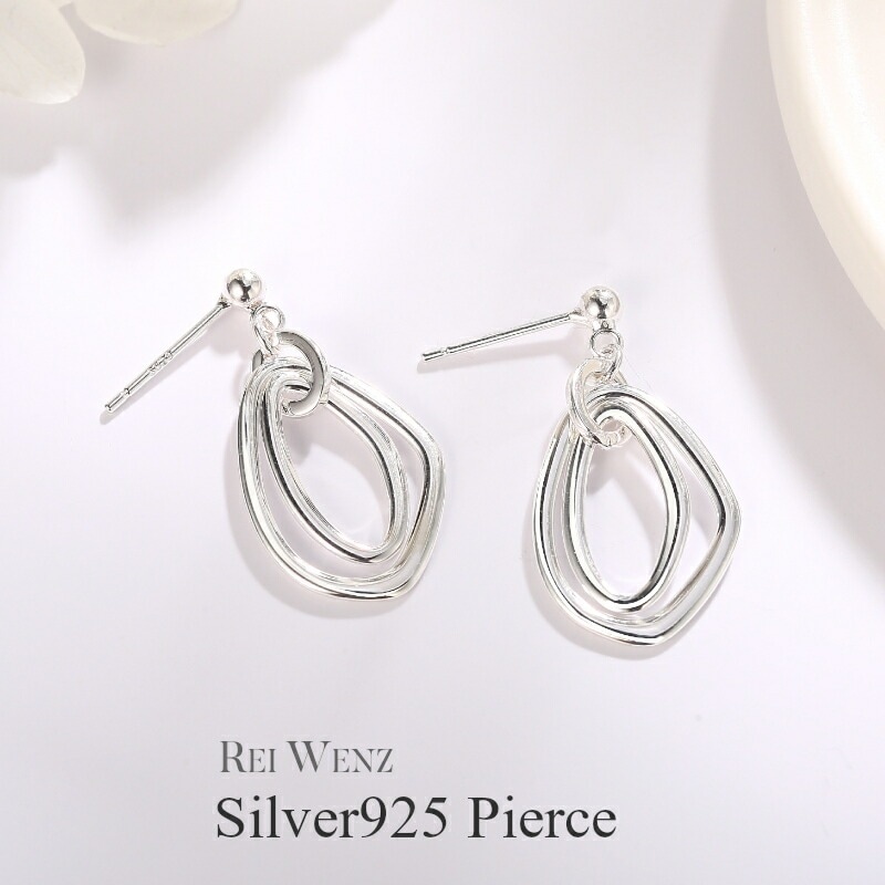 【高品質Silver925】ピアス サークル フープ シルバー シンプル 丸 Silver925 レディース 女性 金属アレルギー プレゼント