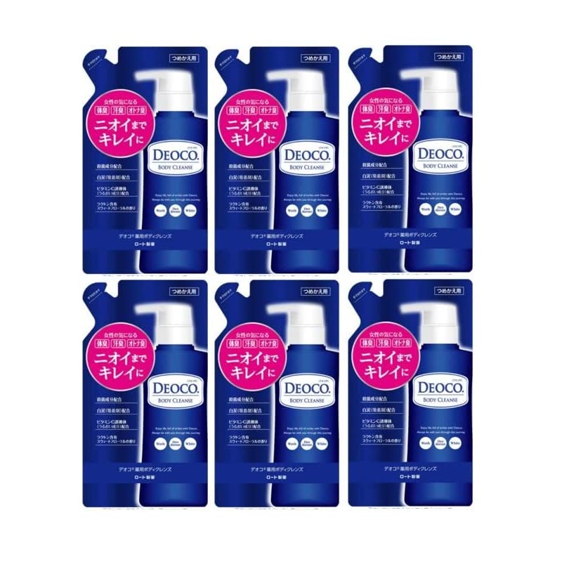 【即納】【6個セット】 デオコ 薬用デオドラント ボディクレンズ詰替用 250mL 【医薬部外品】