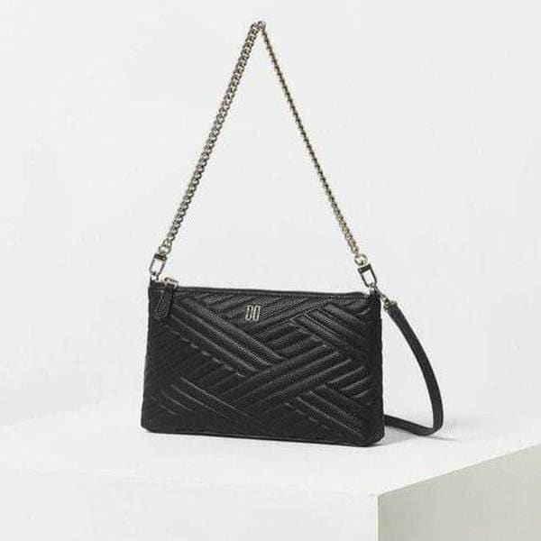 [25SS]DCWA5E279BK[CARLISLE]ブラック カーライル エンボス レザー ゴールドDD チェーン ウォレットバッグ 25,972円