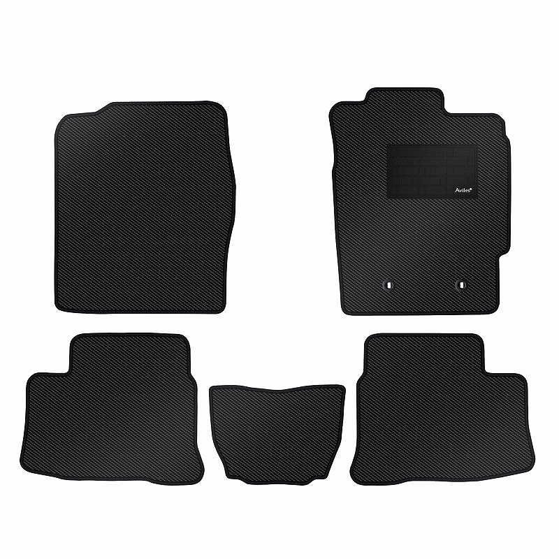 [防水マット]ダイハツ ミラトコット LA550S LA560S フロアマット [カーボン柄]