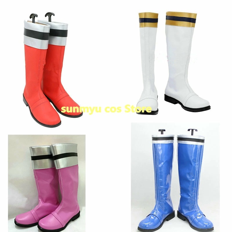 デカレンジャー　デカグリーン　デカイエロー　デカブルー　デカピンク　デカブレイク　デカレッド　 靴 コスプレ道具　ブーツ