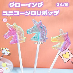 光るロリポップ ユニコーン クリスタル ロリポップ キャンディー グリッター ロリポップ キッズ キャンディー