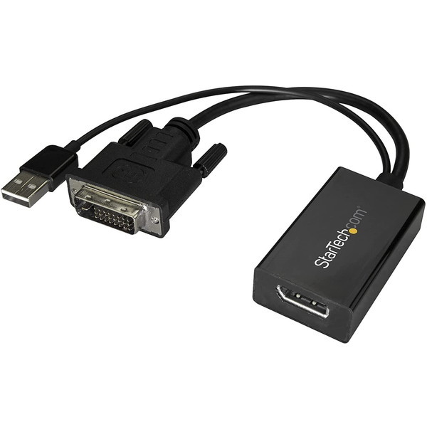 DVI2DP2 [DVI - DisplayPort 変換ディスプレイアダプタ USBバスパワー対応 19201200]
