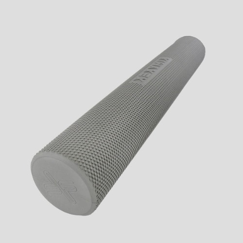 ジェキシミックスフォームローラー90cm - グレーピラティスヨガフィットネスヘルスストレッチ運動マッサージ