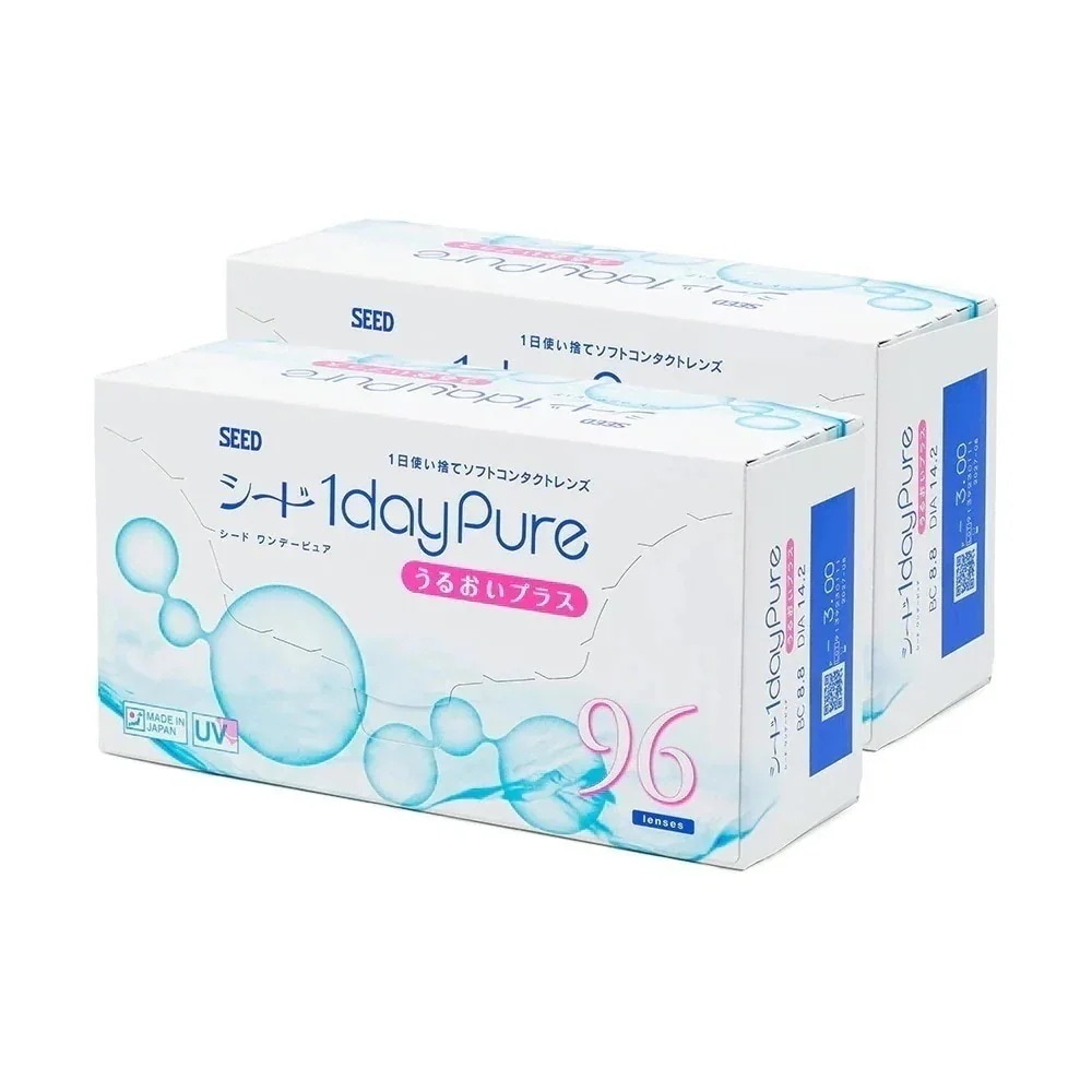 ワンデーピュア うるおいプラス 96枚入り 2箱