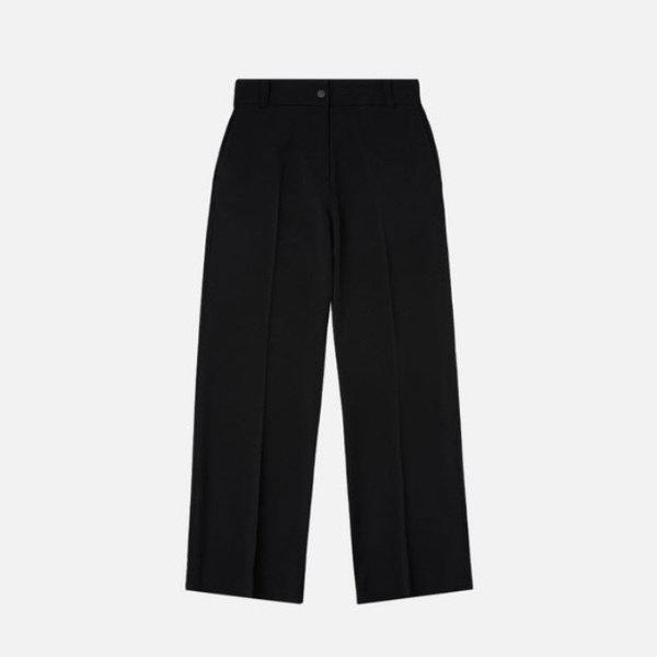 パンツ JQS W243002GPT96-BLK 女性 ストレートフィット ウーブンパンツ