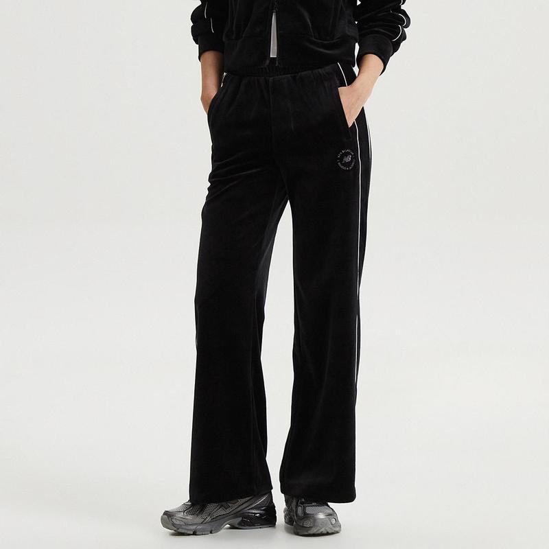 女性ベロアトラックワイドパンツ NBMLF4W142