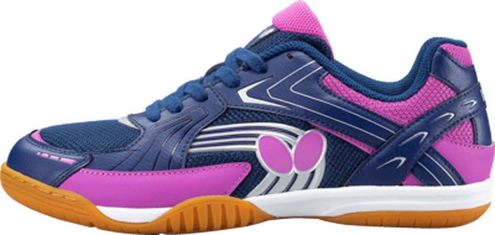 バタフライ BUT-93690-178-24.0 卓球シューズ ユニセックス レゾライン レイス（ネイビー・サイズ：24.0cm） BUT93690178240