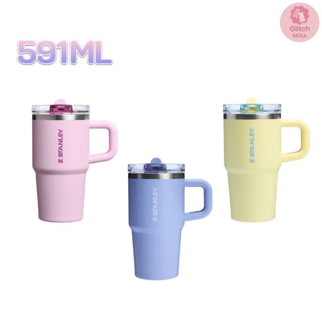 [韓国新作]スタンレータンブラー /591ml/ハンドル付き/保温・保冷 /ストロー付き 6,767円