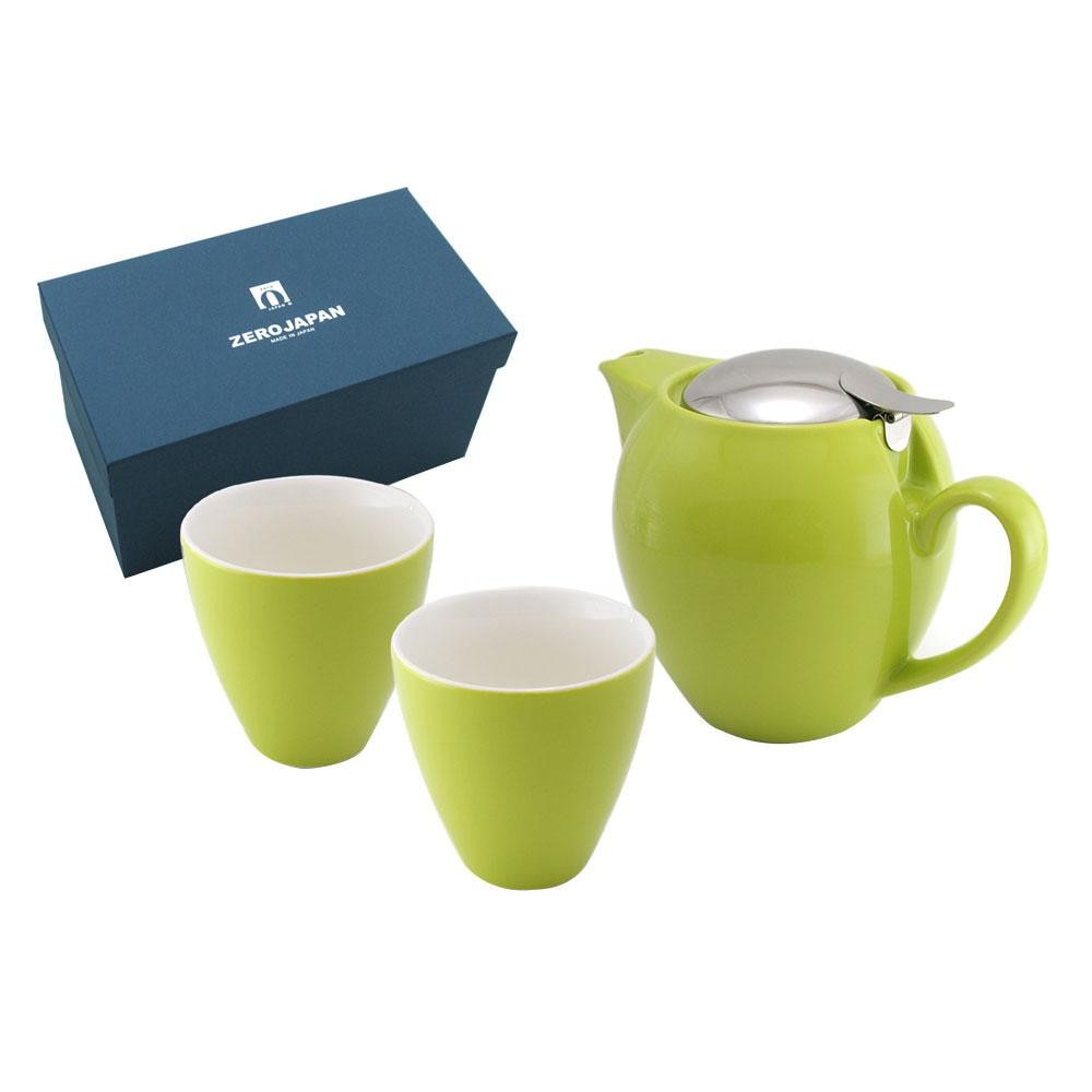ZERO JAPAN ユニバーサルティーポット4人用+ティーカップトール×2 ZG-004 SEN・煎茶