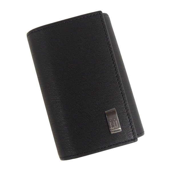 dunhill 19F2F50SG001R SIDECAR GUNMETAL ダンヒル サイドカー ガンメタル スナップ式 6連キーケース 型押カーフレザー ブラック/ガンメタル