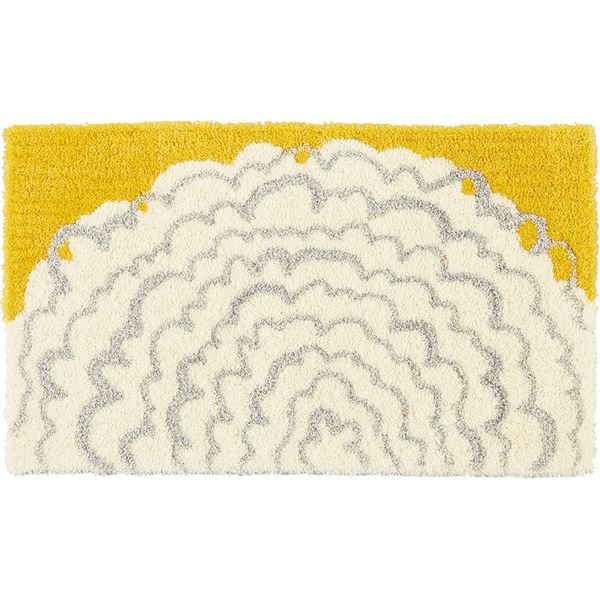 スミノエ デザインライフ イハナマット/玄関マット 約幅45x長さ75cm イエロー 7,568円