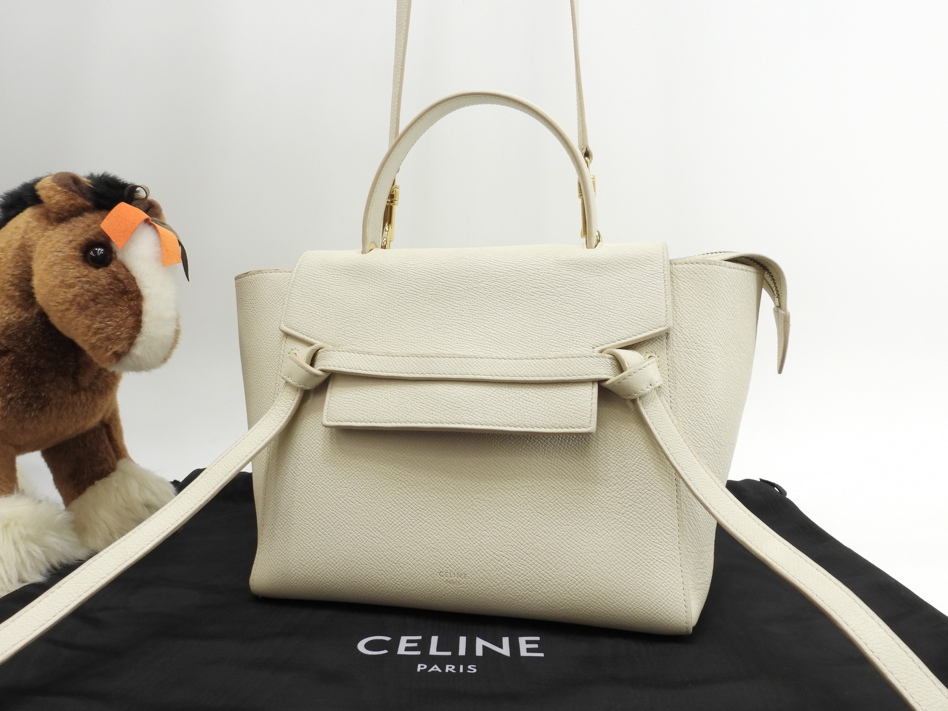 ベルトバッグマイクロ レザー クレ ポシェット ハンドバッグ@S-GA-4136