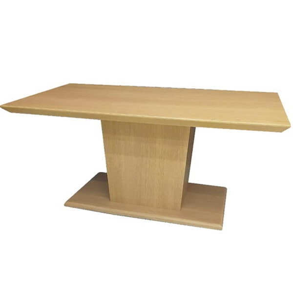 筑波産商 ダイニングテーブル 165 x 90 O 一枚板調 天厚50mm メーカー直送