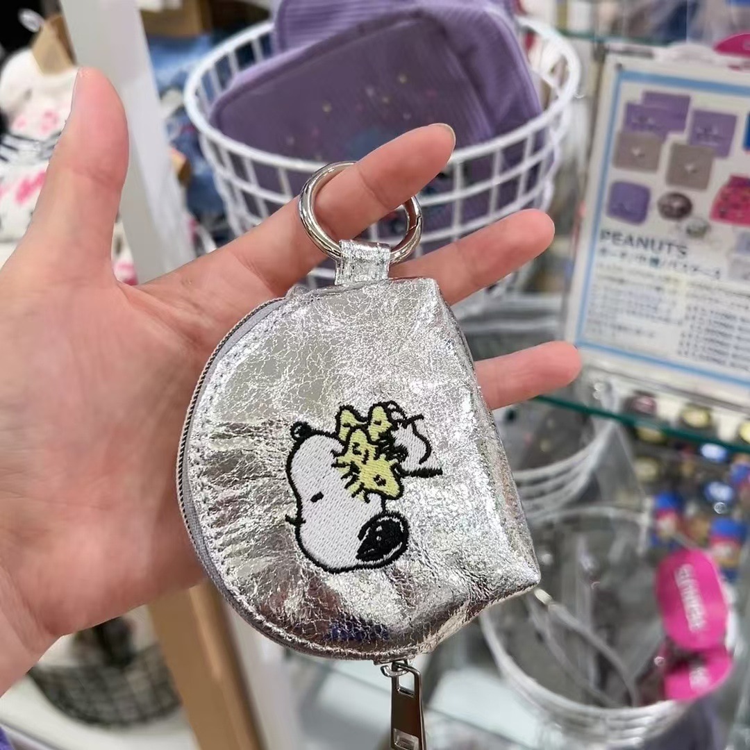 10個セット 小銭入れ 可愛い刺繍 イヤホン リップ キーホルダー 収納ポーチ