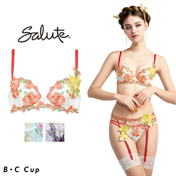 サルート Salute ブラジャー プッシュアップブラ 3/4 BCカップ 下着 ランジェリー ワコール Wacoal 11シリーズ BTJ411