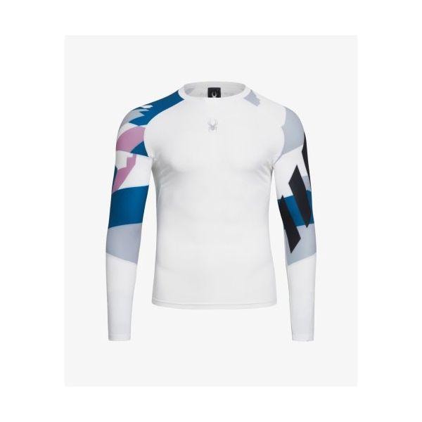 男性プロウェブコンプレッションアームパターン長袖SPHPCNCL201MWHT 659516