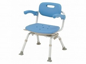 パナソニックエイジフリー シャワーチェア [ユクリア] ミドルSP回転おりたたみN ブルー PN-L41221A