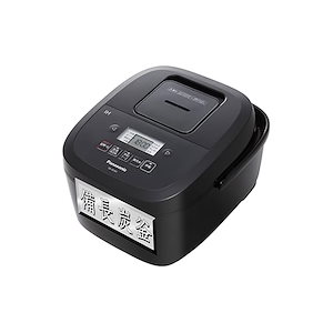 【即納】パナソニック 炊飯器 5.5合 2段IH シンプルデザイン 備長炭釜 ブラック SR-FE101-K