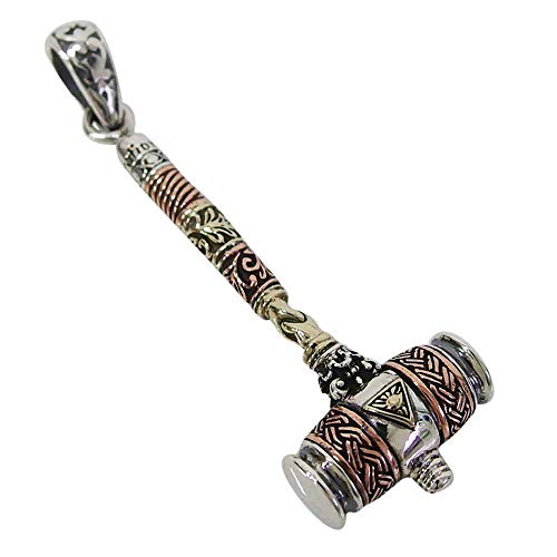 goodvibrations(GV)プロビデンスの目のペンダント(11)SV+銅ハンマーシルバー925銀ペンダント