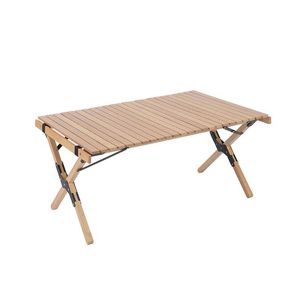 角利産業 KINGMAX ウッドロールテーブル 約900x600x440mm 89212