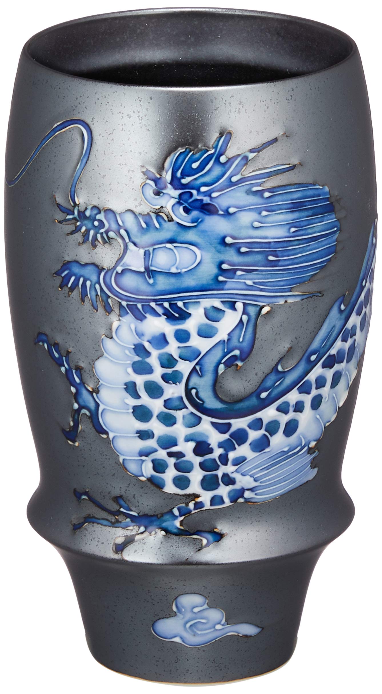 有田焼 プレミアム ビールグラス 「皇帝龍 」 直径約6.5cm×高さ13cm 容量約340ml タンブラー ビアカップ 電子レンジ 食洗機対応 日本製 T528
