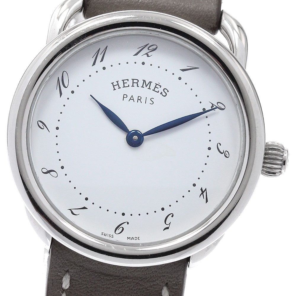 エルメス HERMES AR5.210a アルソー クォーツ レディース 内箱・保証書付き_955558【中古】