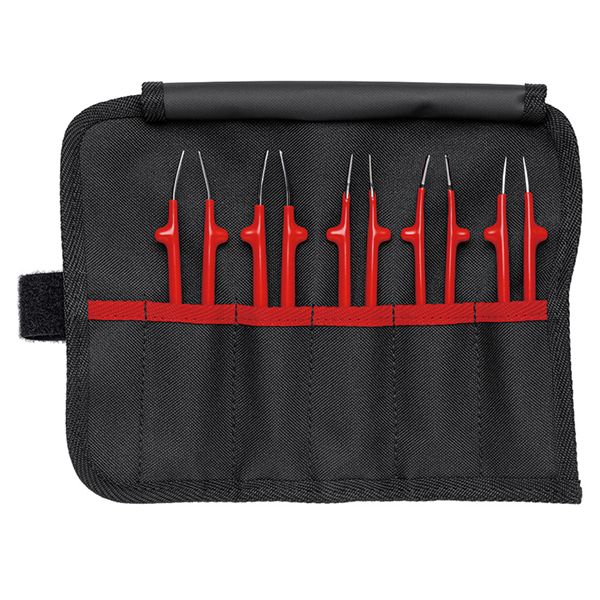 KNIPEX クニペックス 1000V絶縁汎用ピンセット5本組セット サイズ11x4x135mm 9200-04