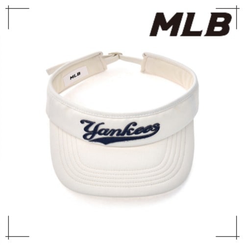 MLB公式正規品 サンバイザー Varsity Vintage Suncap NY (D.Cream)