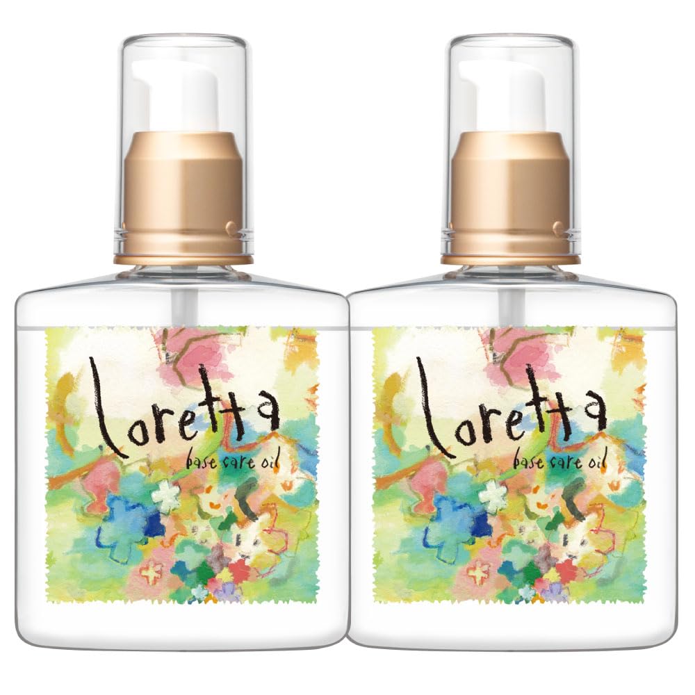 ロレッタ ベースケアオイル 120mL×2個セット [ローズの香り ヘアケア ヘアオイル 洗い流さないトリートメント アウトバストリートメント]