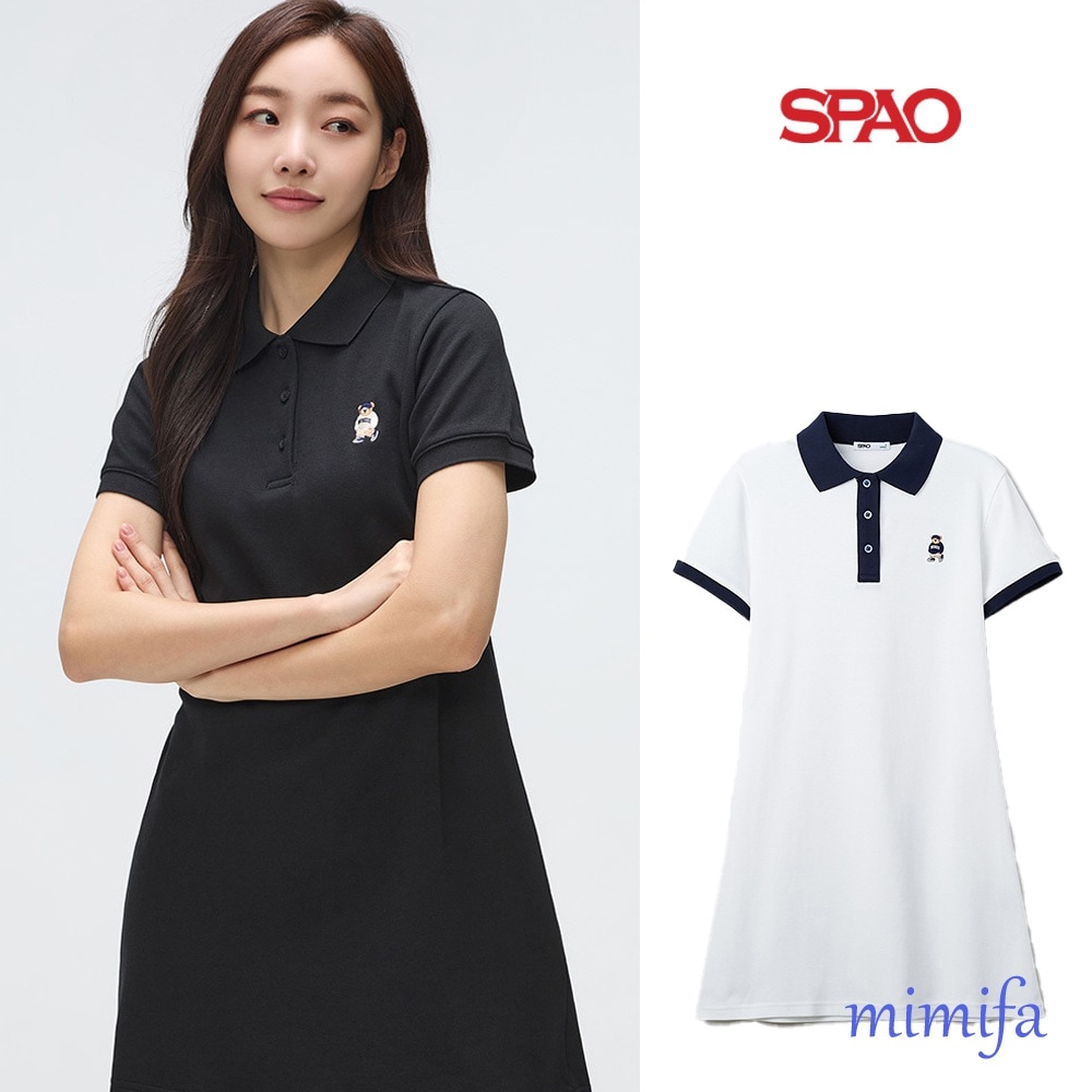 (Woody) ソフトコットンカラーワンピース