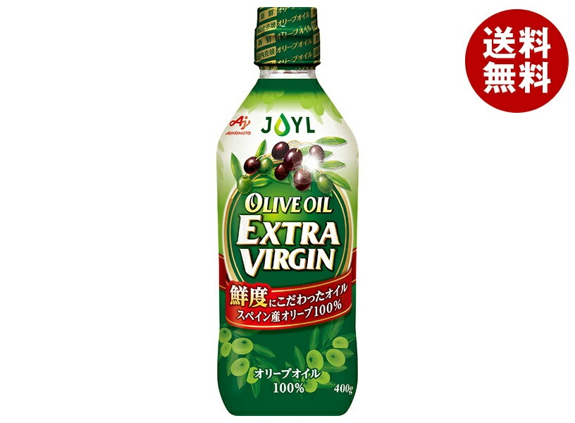 J-オイルミルズ AJINOMOTO オリーブオイルエクストラバージン 400g瓶＊12本入＊(2ケース)