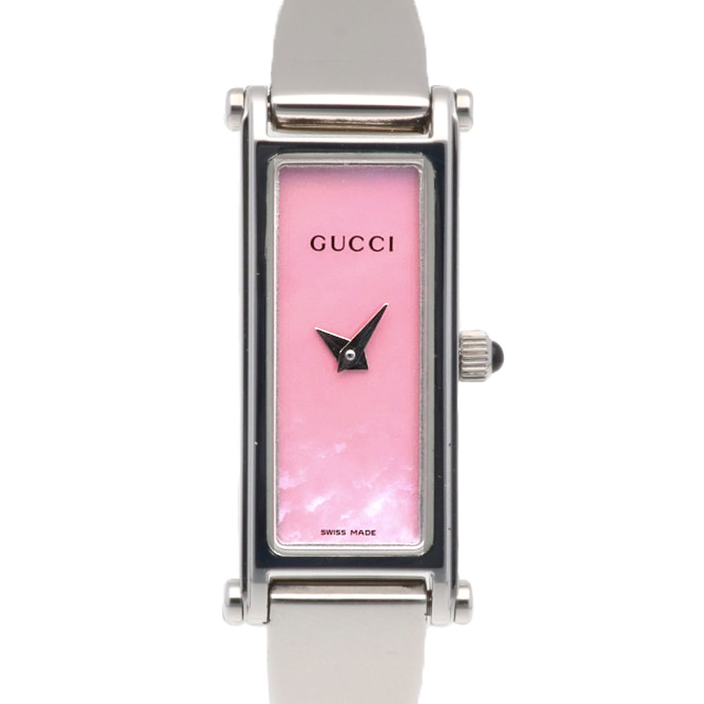 グッチ 腕時計 ステンレススチール 1500L クオーツ 磨き直し済 1年保証 GUCCI 中古 美品